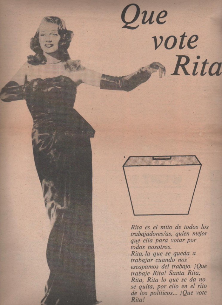 que vote Rita