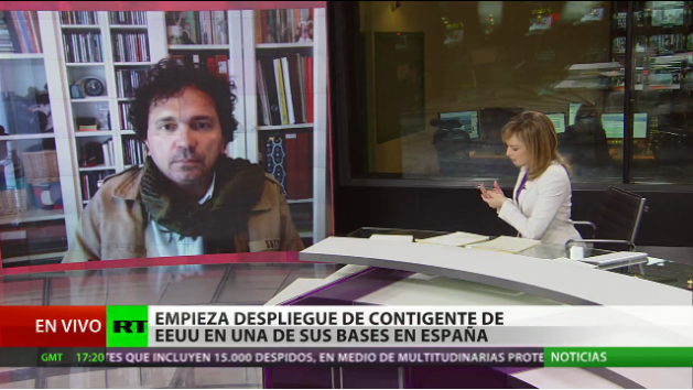 Despliegue de tropas de asalto norteamericanas en Morón de la Frontera