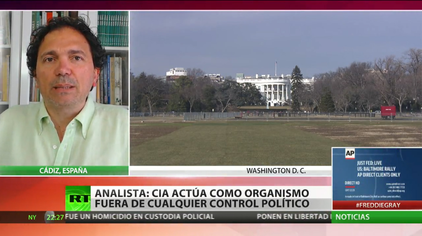 Analista: “La CIA actúa como organismo fuera de cualquier control político”