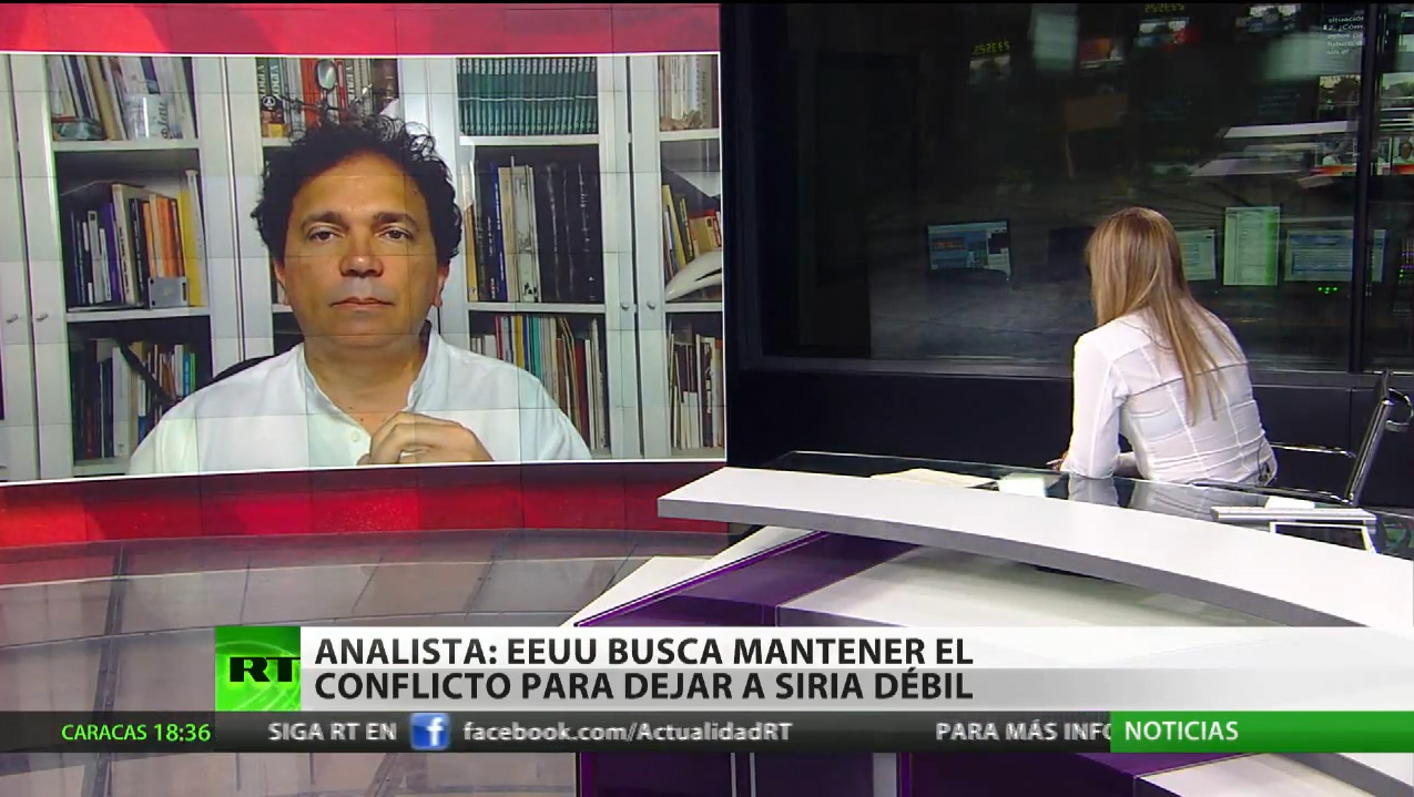 Analista: EE.UU. busca mantener el conflicto para debilitar a Siria