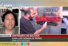 Declaración de Balfour puso primera piedra de apartheid israelí