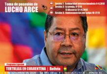 Toma de posesión de Lucho Arce en Bolivia