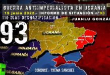 Situación de la Guerra de Ucrania. Informe nº 93