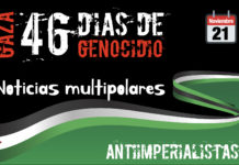 Noticias multipolares. 46 Días de Genocidio en Gaza