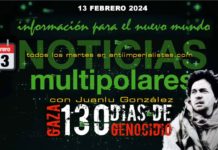 Noticias Multipolares del 13/2/2024. 130 días de genocidio en Gaza