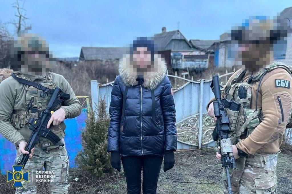 Ucraniana detenida por colaborar con Rusia